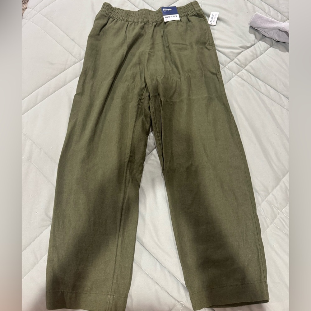 Old Navy High-Rise Straight Ankle Pants